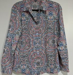Paisley jones button up